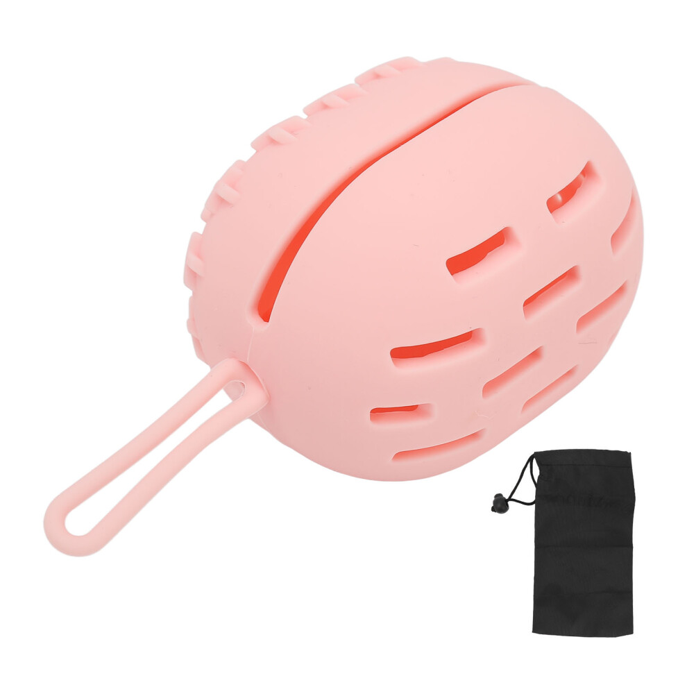 Pink (Pink) Makeup Sponge Case Breathable Silicone Portable