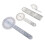 4x Medizinischer Goniometer-Satz Transparent Winkelmaß 2