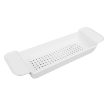 Expandable Bath Shelf Multi Function Adjustable Caddy Tray