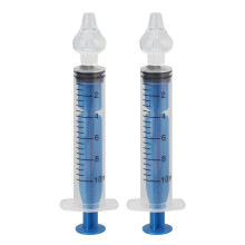 (Blue) 2x10ml Nasenspülung Spritze Silikon Rosa