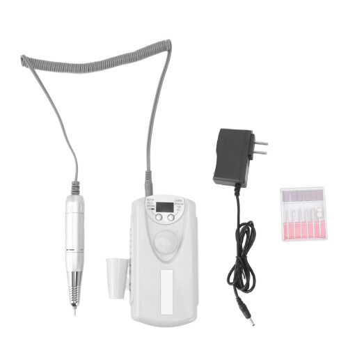 (White) LCD Nagelfrees Machine Draagbaar Elektrisch