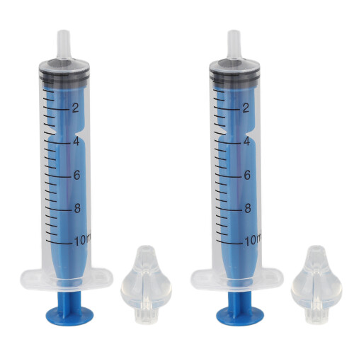 (Blue) 2x10ml Nasenspülung Spritze Silikon Rosa 1