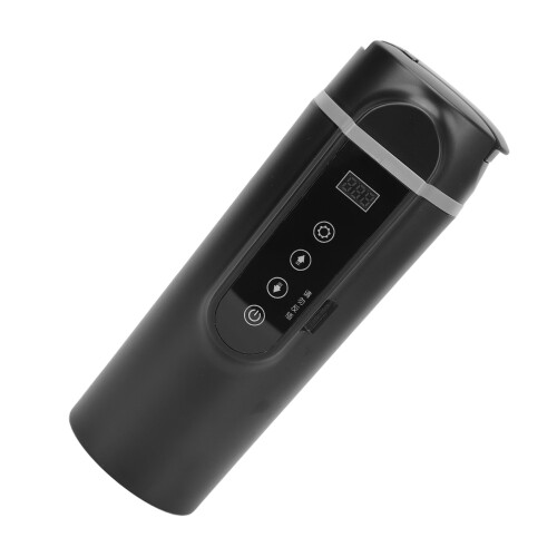 (Black) RVS Verwarmde Autokop 500ml Wit 2