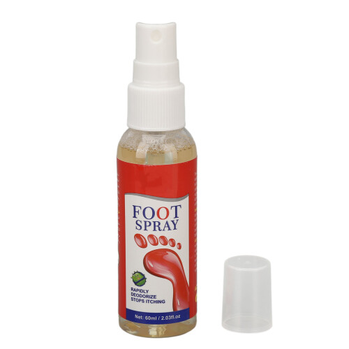 Fußschweiß-Spray gegen Geruch, feiner Nebel, 60ml 1