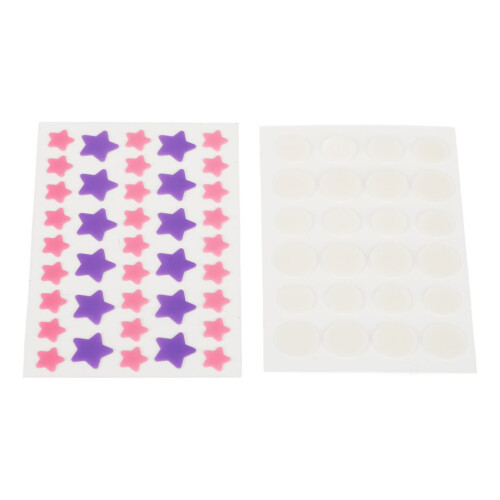 126pcs Cartoon Pimple Patch Waterproof Pink 1