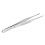 Stainless Steel Serrated Straight Forceps 5.5in 4