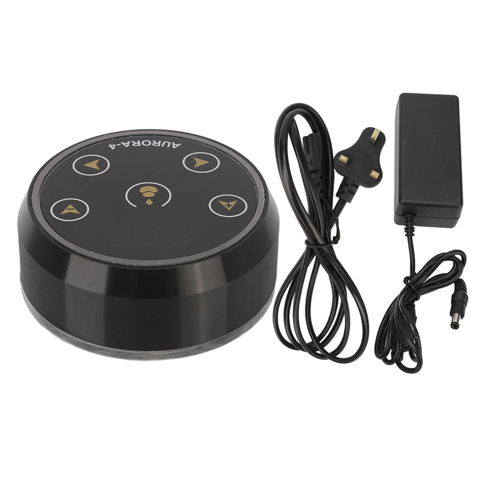 (UK Plug) Tattoo Power Supply 5 Color LED Touch Control 100-240V EU