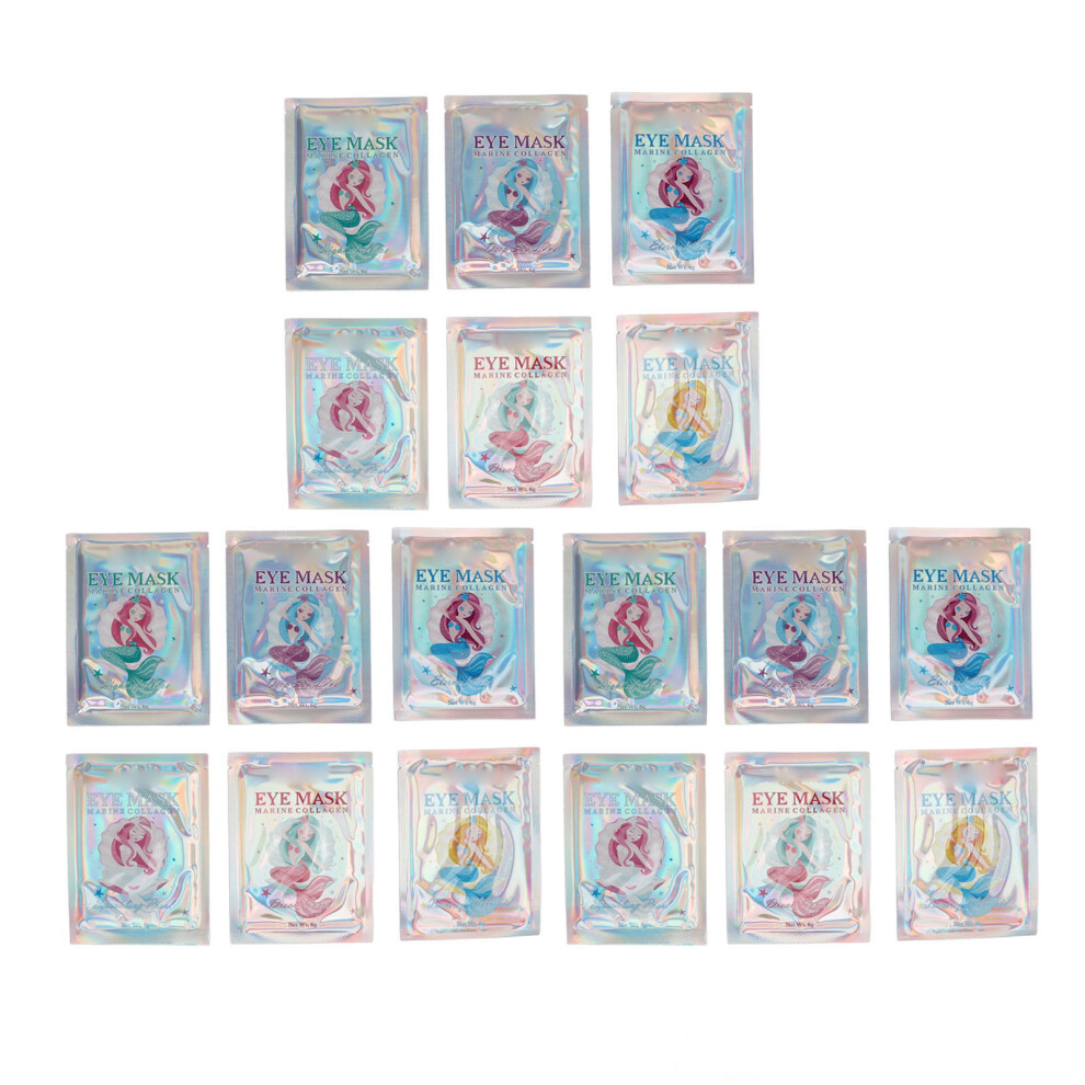 Dark 18Pcs Marine Collagen Eye Mask Reduce Edema Moisturizing Circles