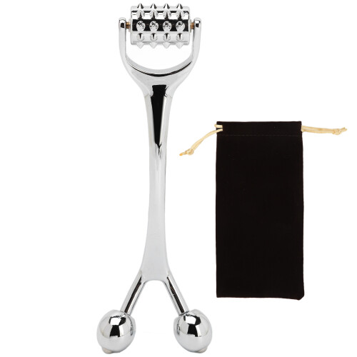 Face Acupuncture Roller Dual Head Alloy Lifting Massager
