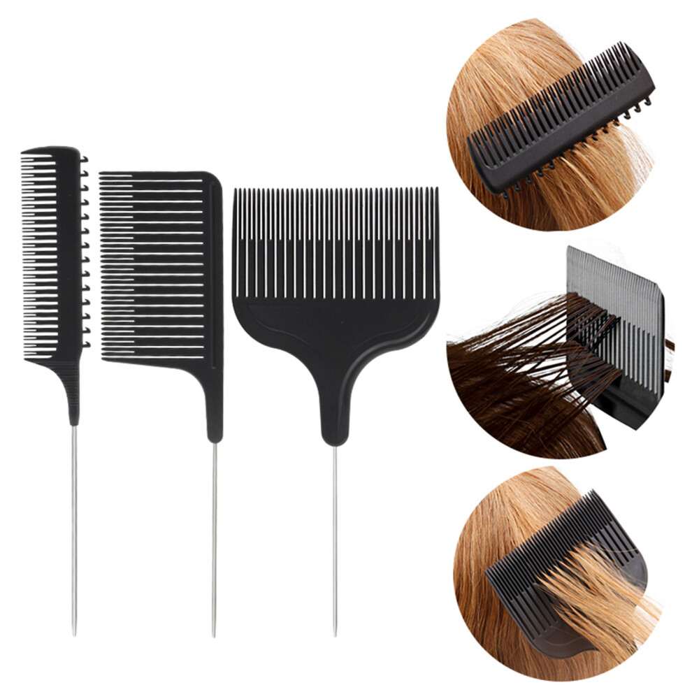 Unisex Hair Styling Combs Tailed Set Dyeing Salon Sectioning Highlighting
