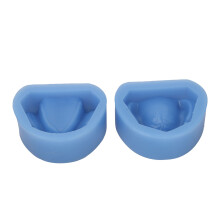 2 Stks Dentale Silicone Vrouwelijke Kaakmal
