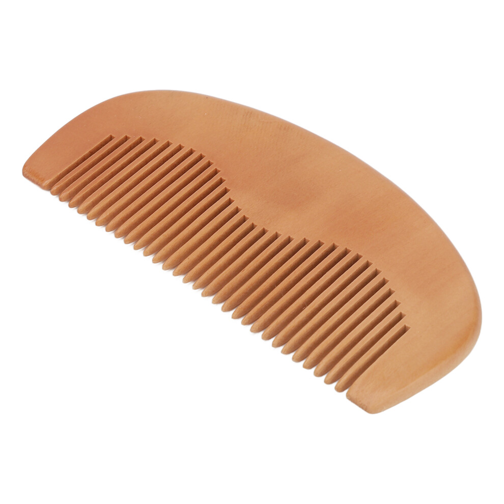Unisex Handmade Wooden Beard Comb Small Portable Rounded Teeth