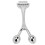 Face Acupuncture Roller Dual Head Alloy Lifting Massager 5