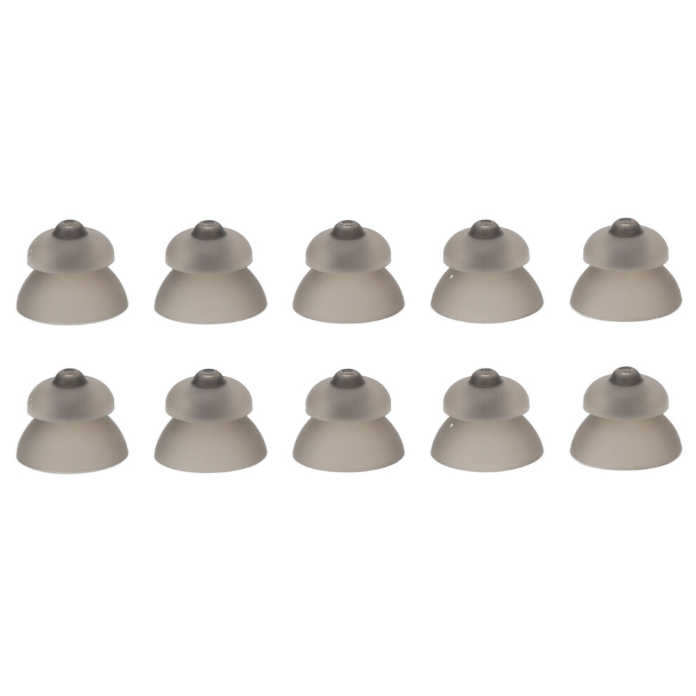 (13Mm) 10Pcs Sound Amplifier Dome Silicone Ear Tips Black For Phonak 461605440729