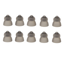 (9mm) 10x Zwart Silikon Oordopjes Versterker voor Phonak