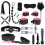 17pcs BDSM Set: Handcuffs, Ankle Cuffs, Whip, Collar, Blindfold, Gag 4