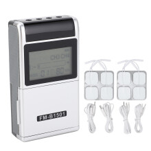 TENS-Elektrostimulator 15 Modi 20 Stufen Pulsgerät Weiß