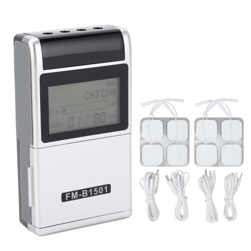 TENS Stimulator 15 Modes 20 Gears Pulse Machine White