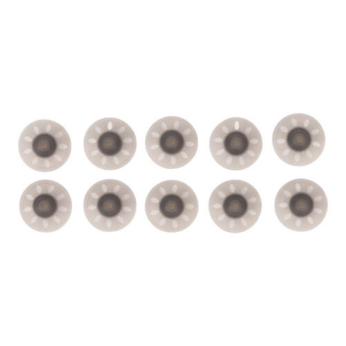 (6mm) 10x Phonak 8mm Black Hearing Aid Domes