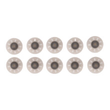 (8mm) 10x Phonak 8mm Black Hearing Aid Domes