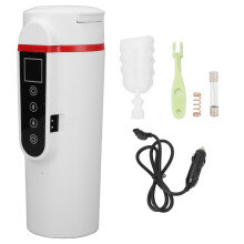 (White) Intelligente Temp.-Kontrolle Reisekaffeetasse 500ml LCD Edelstahl