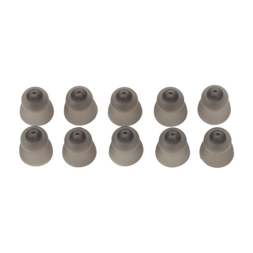 (9mm) 10x schwarze Silikon-Ohrkappen für Phonak 1