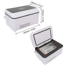 Insulin Cooler Case LED Temp Adjust Travel Box for Car