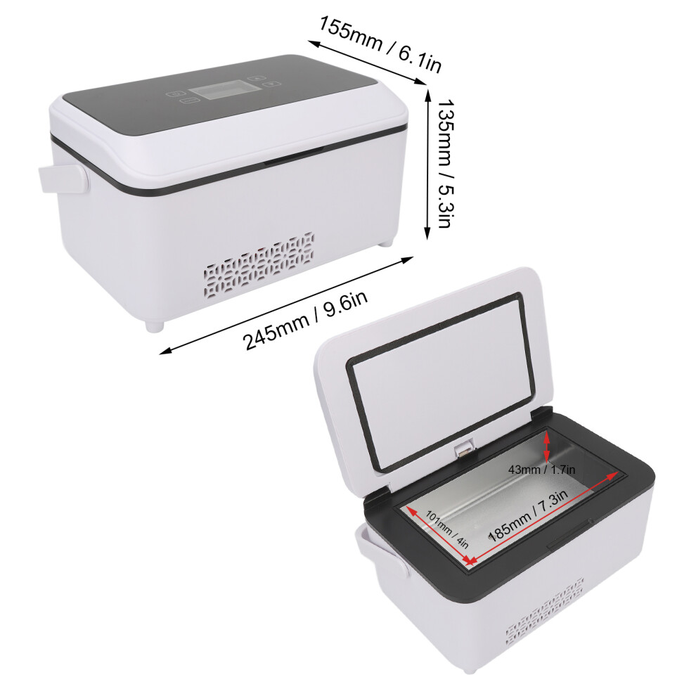 Insulin Cooler Case Led Temp Adjust Travel Box For Car 461605438641