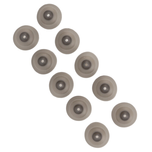 (11mm) 10x schwarze Silikon-Ohrkappen für Phonak 1