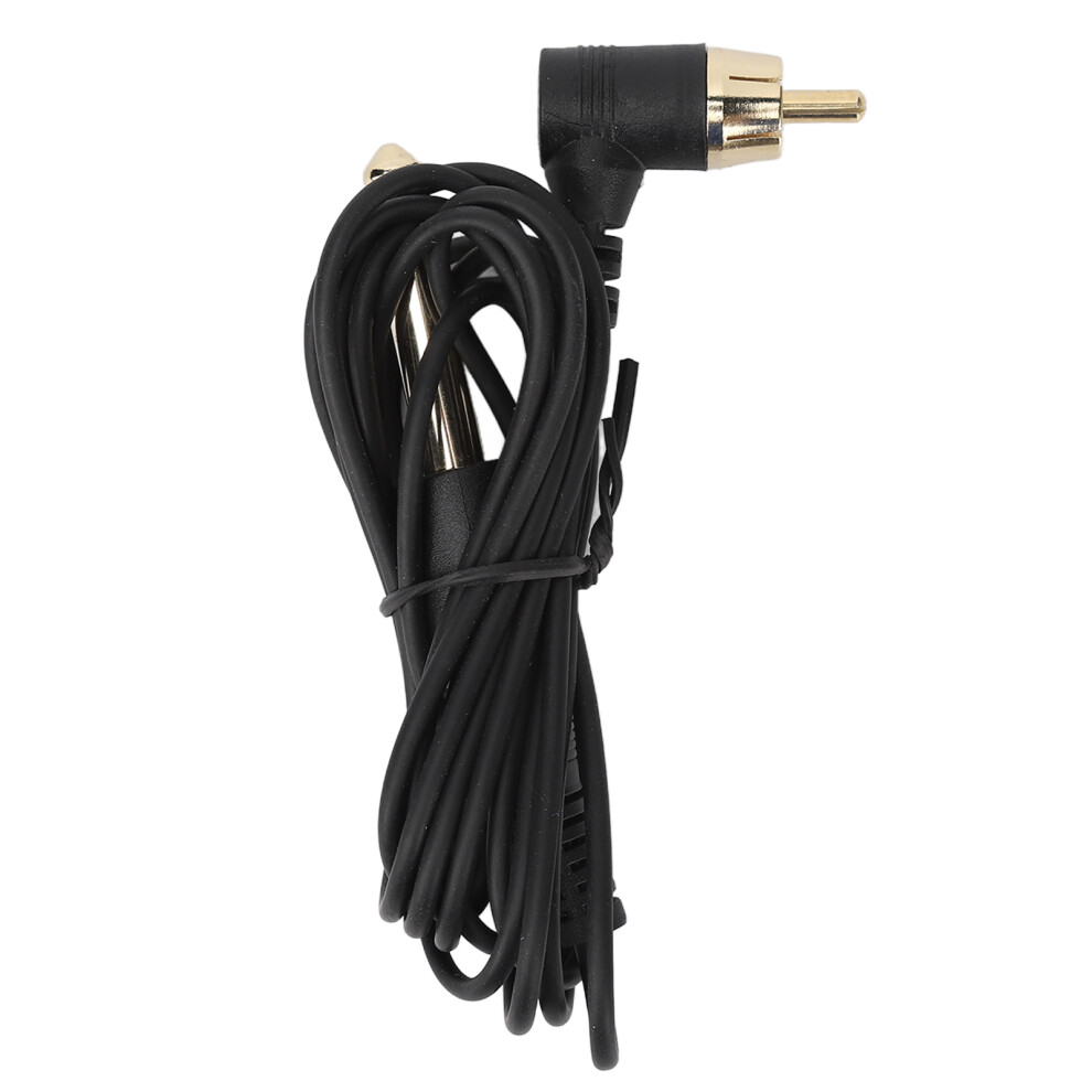 (Black) Wireless Tattoo Machine 1300Mah Led Rotary Pen With Rca Cord Black 461605441214