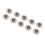 (6mm) 10x Phonak 8mm Black Hearing Aid Domes 3