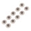 (6mm) 10x Phonak 8mm Black Hearing Aid Domes 4