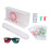 Red Green Stereo Test Vectograms LED Light Low Vision Chart 3