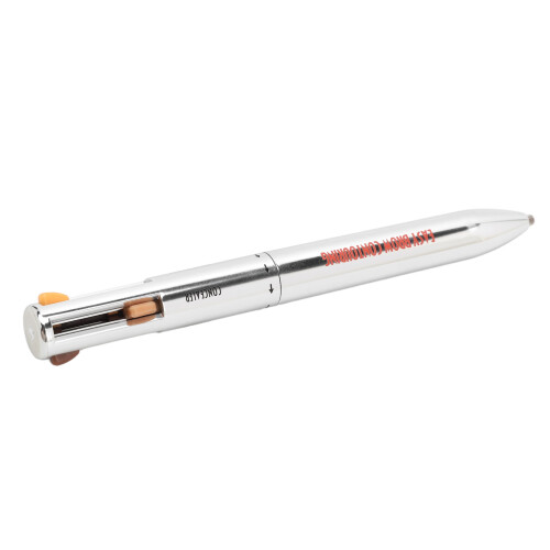 (Medium) 4in1 Waterproof Eyebrow Contour & Highlight Pen Black Brown 2
