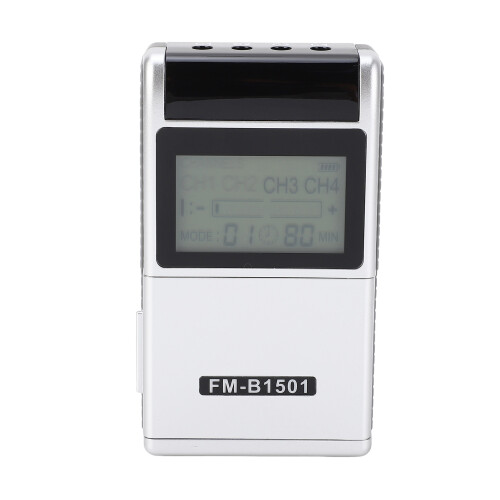 TENS Stimulator 15 Modes 20 Gears Pulse Machine White 1