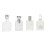 4x25ml Herren-Parfumset, leicht & silber, langanhaltend 5