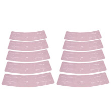 10pcs PVC Slimming Belt Elastic Reusable Fat Burning Waist
