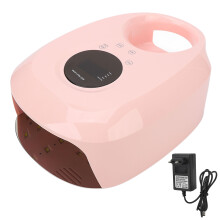 (EU Plug) 51-teiliges Nagellampen-Set UV-Trockner LCD 4 Timer Infrarot abnehmbar