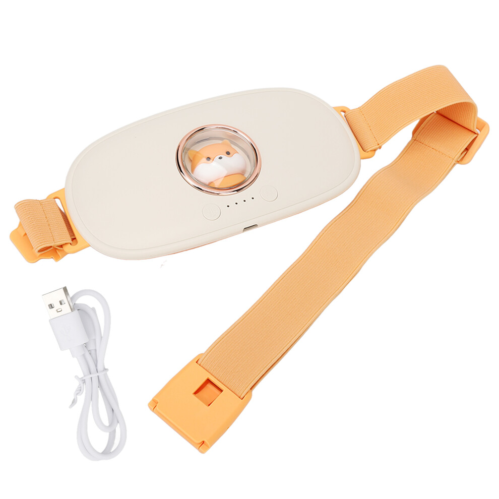 Menstrual Heating Pad Vibration Massager Cramp Belt Waist Support