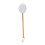 Lotion Applicator EVA Wood Handle 4 Pads Shower Brush 4