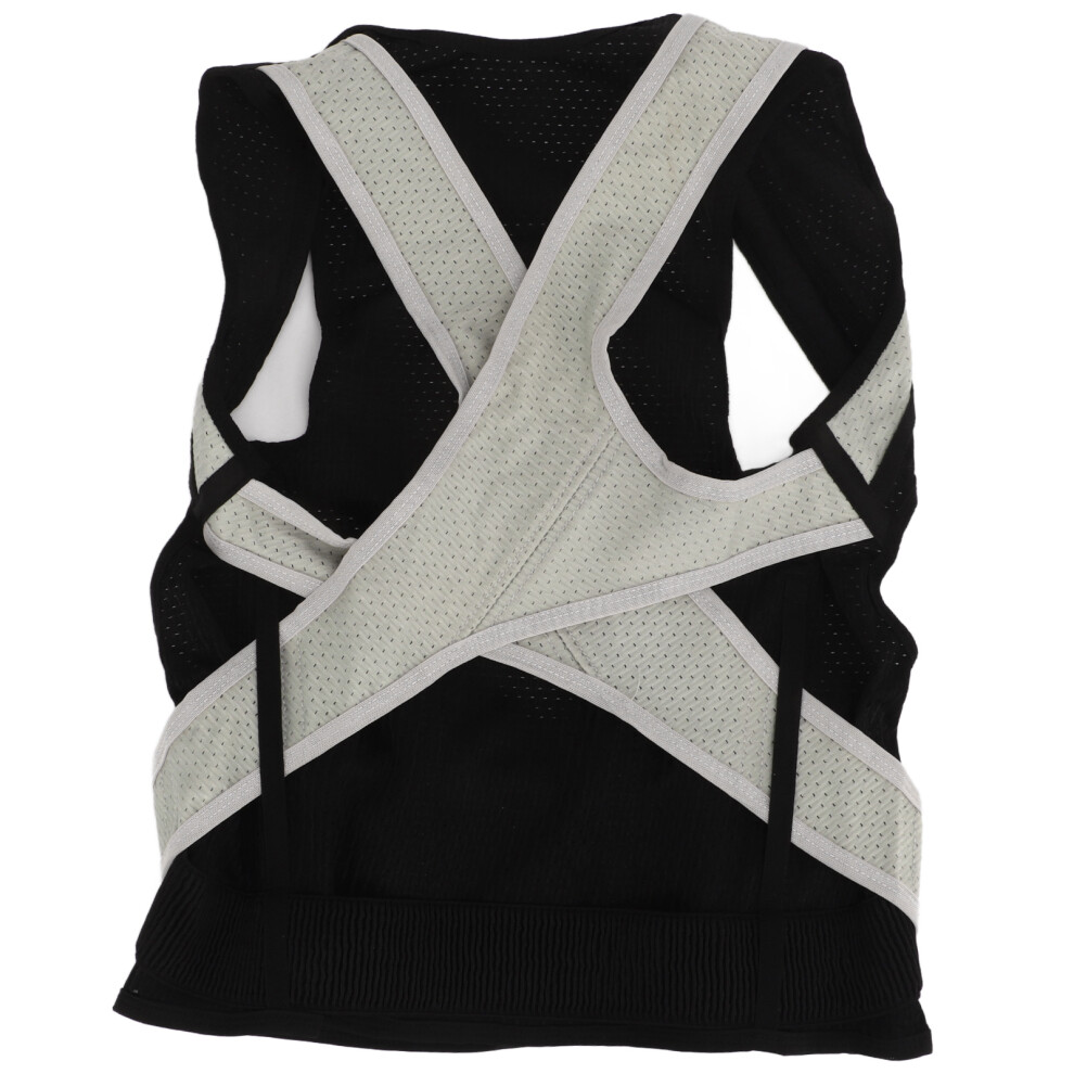(L) Breathable Adjustable Posture Corrector Back Straightener XXL