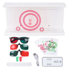 Red Green Vectograms LED Stereopsis Low Vision Test Chart