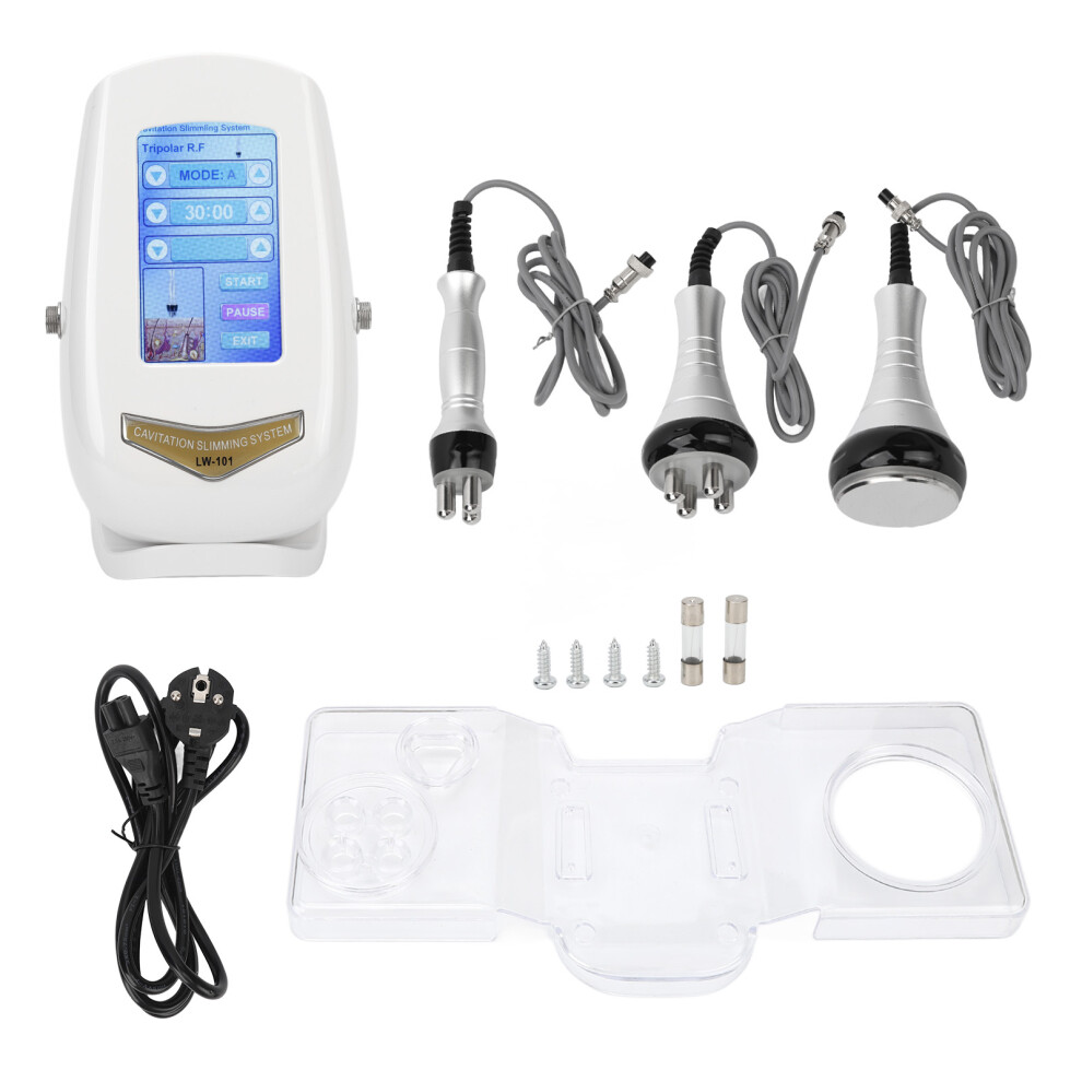 (EU Plug) 40Khz RF Body Slimming Fat Burning Skin Firming Device EU Plug
