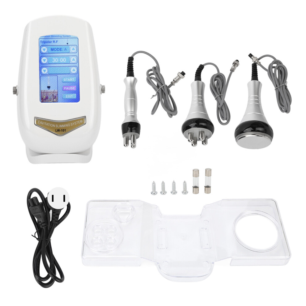 (US Plug) 40Khz RF Body Slimming Fat Burning Skin Firming Device EU Plug
