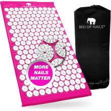 (Pink) Akupressurmatte, Bed of Nails Original Premium Akupressurmatte