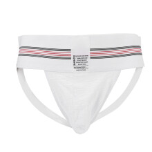 (L) Herren T-Rück-Briefs Low Rise Elastisch Weiß