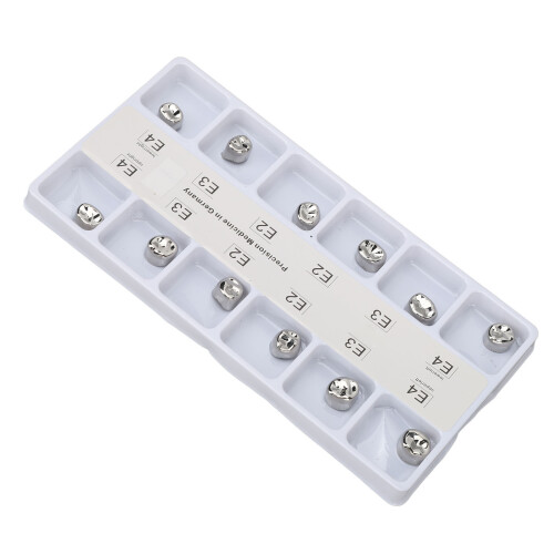 12pc Stainless Steel Temp Dental Crowns 2