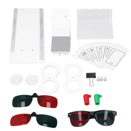 Oblique Stereoscope Angle Adjust Amblyopia Trainer Red Green Glasses