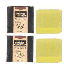 2x Epimedium Soap Deep Cleansing Herbal Men Care
