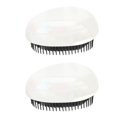 2x eivormige hoofdmassage shampoo borstel 2